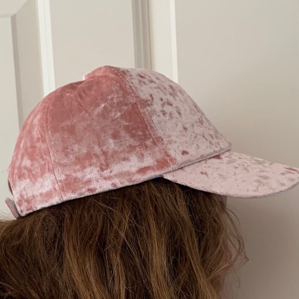 Pink Velvet Hat!!